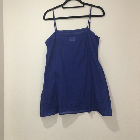 Marant Etoile royal blue Lanikaye mini dress with matching camisole - Picture 3 of 9